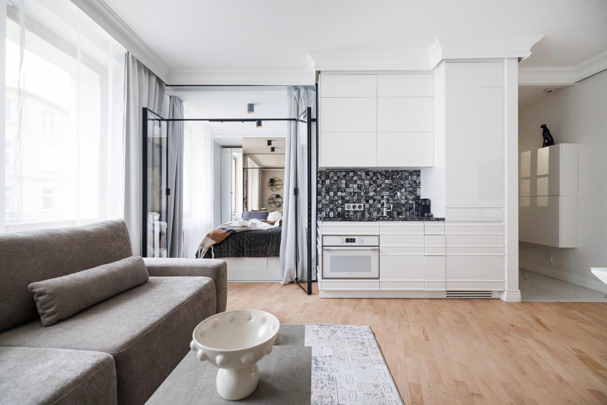 Gold By Praia Apartments - 600 M Do Plazy - Parking Sopot Ngoại thất bức ảnh
